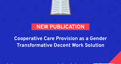 The ILO recognizes Cooperatives as a solution for better Working Conditions for Women in the care sector