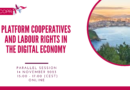 Join our session on Platform cooperatives and Labour rights in the digital economy