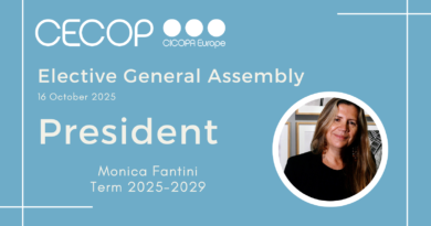 Monica Fantini (IT) elected President of CECOP